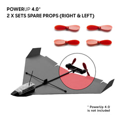POWERUP Spare Parts Kit 4.0—maintenance-ready for continuous flying.