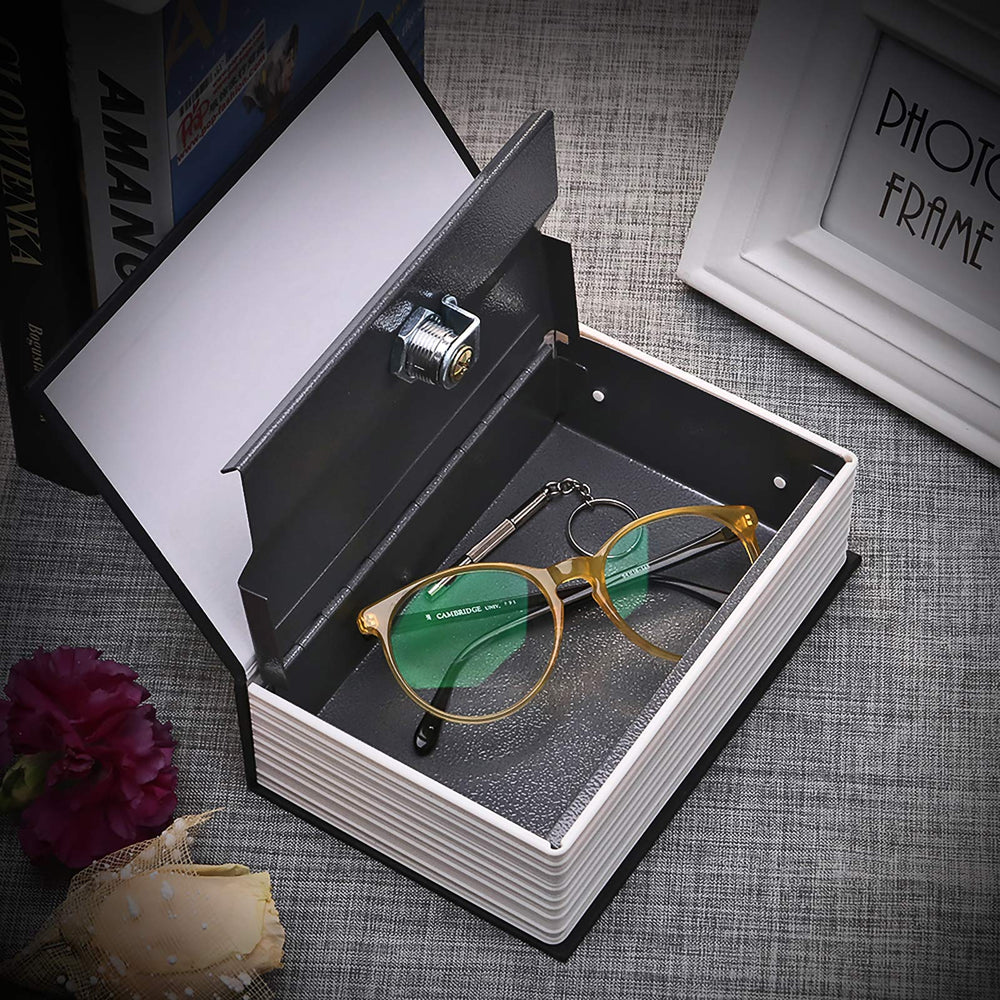 Powstro Book Safe interior view ready to hold small valuables.