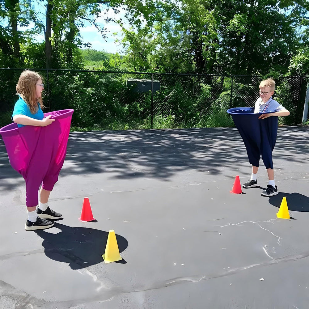 POYIPI Granny Pants Yard Game backyard scene shows group fun.