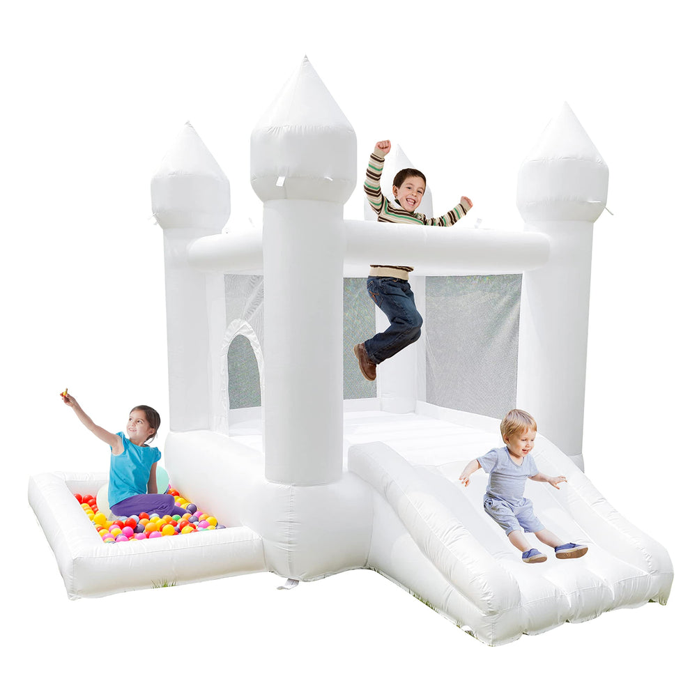 POYOUNGHU White Bounce House gift idea for parties