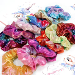 Pozemu two-sided scrunchie colors provide versatile styling on the go.