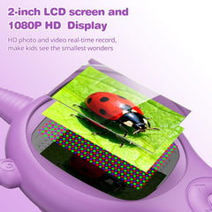 Pozifu Kids Microscope smart storage saves photos and videos for review