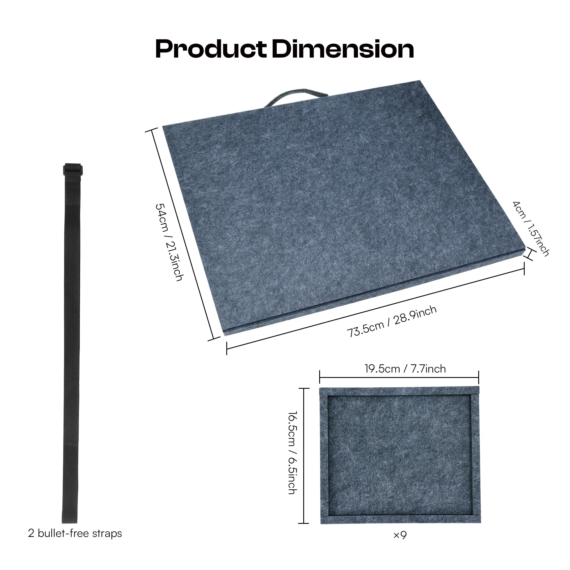 PP OPOUNT gray nine removable trays organize puzzle pieces efficiently