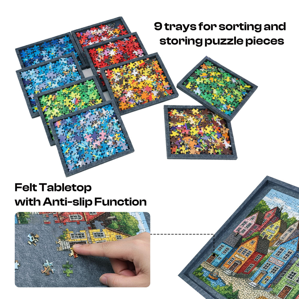 PP OPOUNT gray standard 1000-piece size fits most puzzles