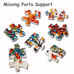PPuzzling adult puzzle tree and butterflies, a calming activity for evenings