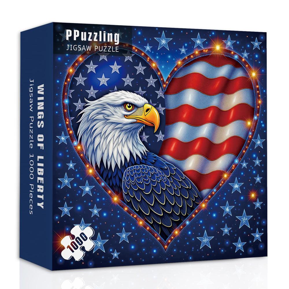 PPuzzling American Bald Eagle puzzle 1000 pieces for a challenging family activity