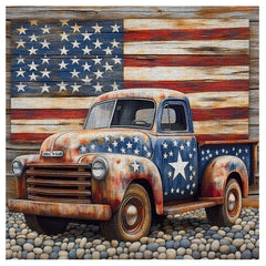 PPuzzling American Truck Puzzle box front with premium packaging, a stylish gift.