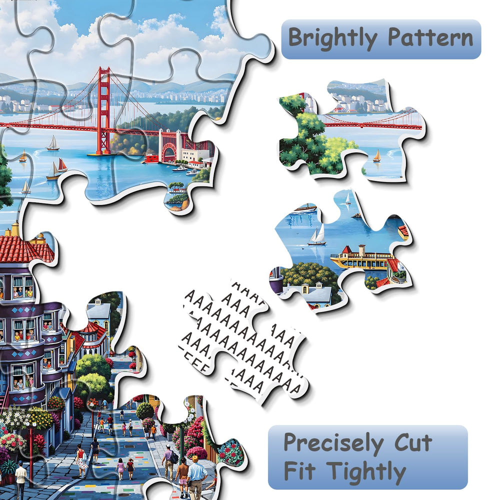 PPuzzling Bay view puzzle with sailboats for relaxing evenings