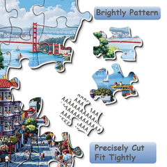 PPuzzling Bay view puzzle with sailboats for relaxing evenings