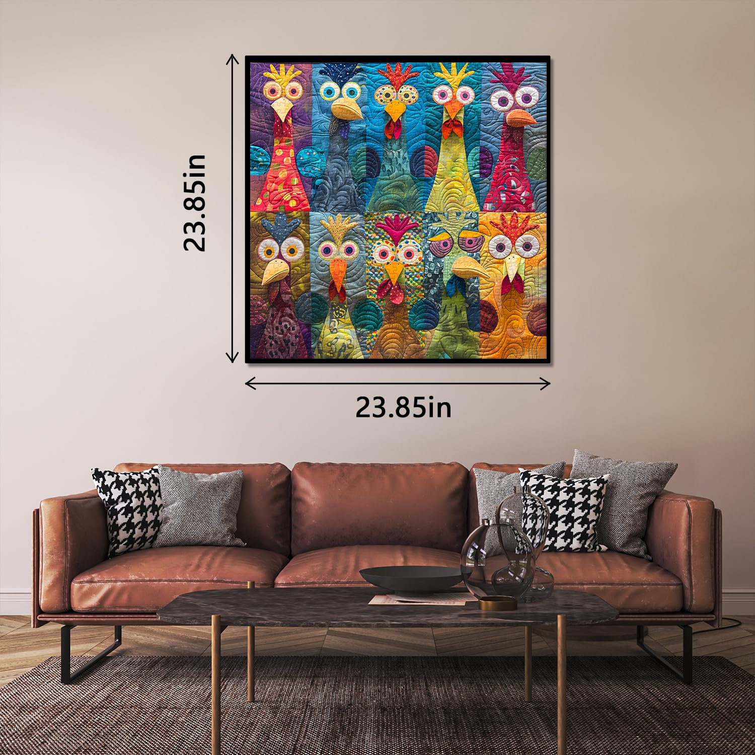 PPuzzling Chickens expressive eyes closeup inviting playful focus during puzzle time