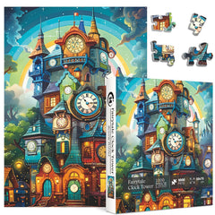PPuzzling Clock House packaging box is sturdy and easy to store.