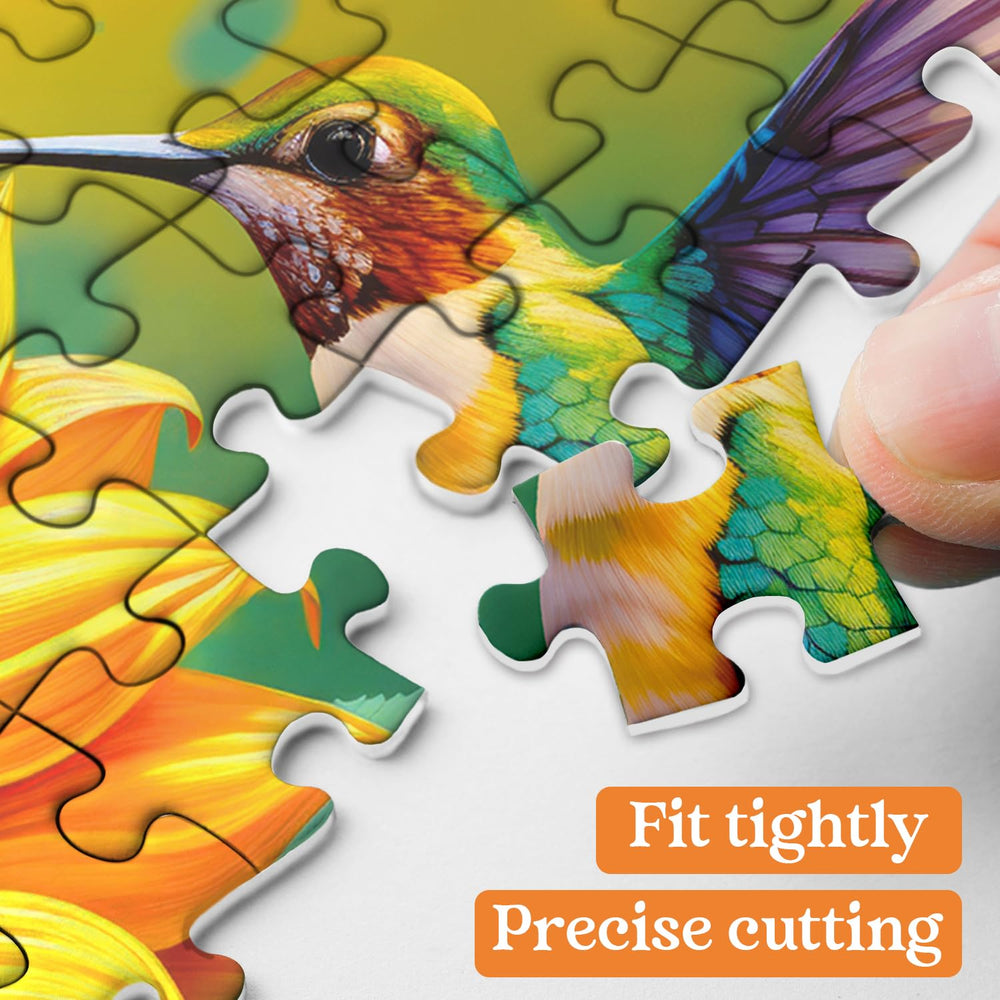 PPuzzling Colorful Challenge Puzzle offers a vibrant garden scene for mindful focus