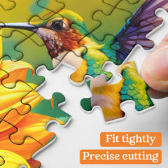 PPuzzling Colorful Challenge Puzzle offers a vibrant garden scene for mindful focus