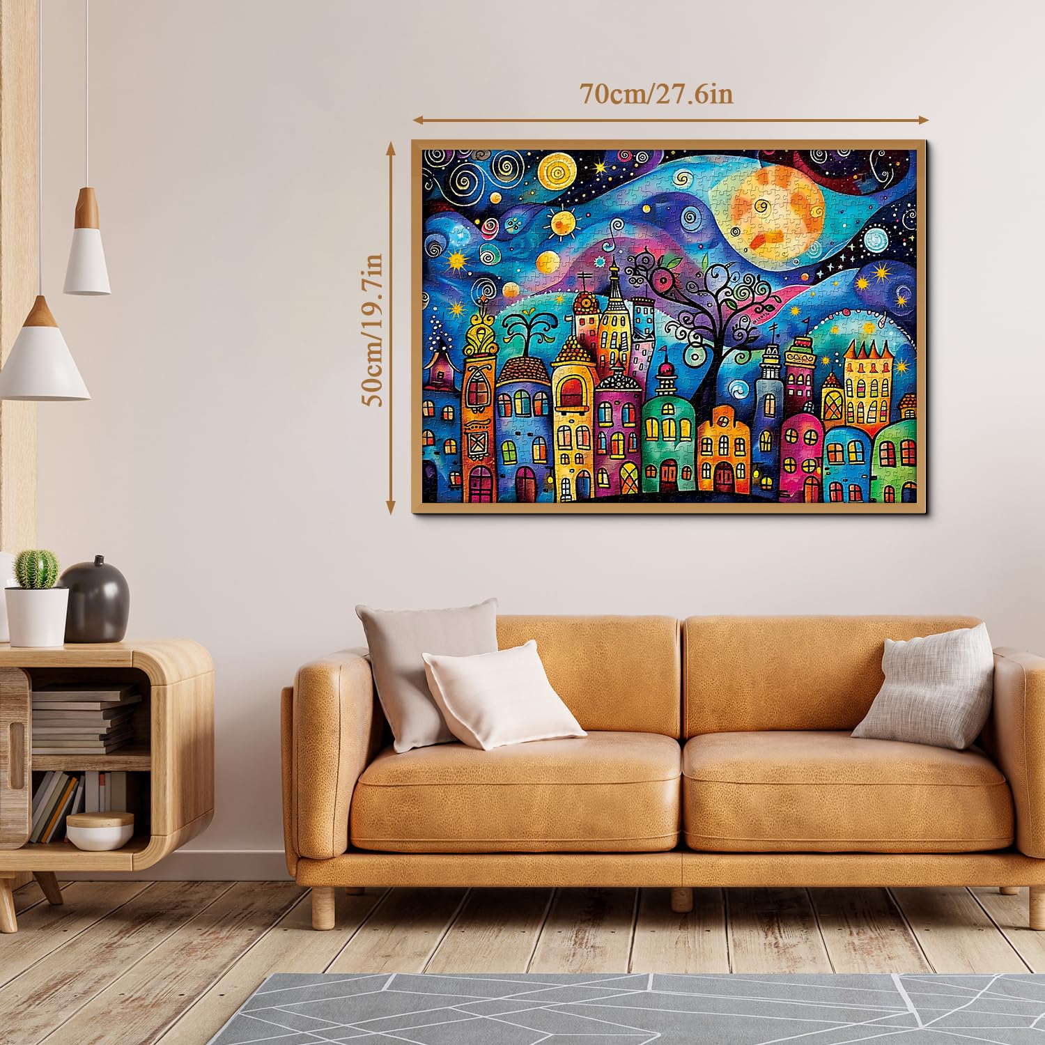 PPuzzling Colorful Houses Puzzle varied buildings—colorful architectural details spark visual exploration.