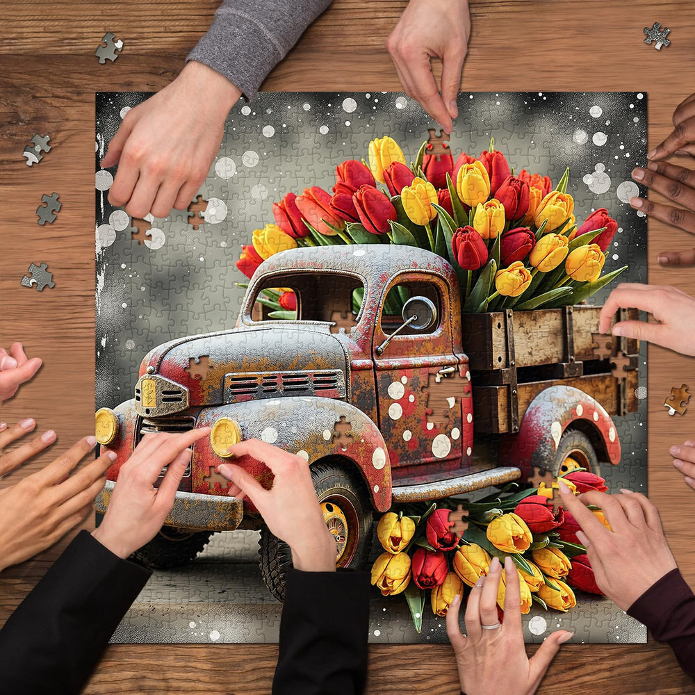 PPuzzling deluxe packaging included with PPuzzling 1000 piece puzzle