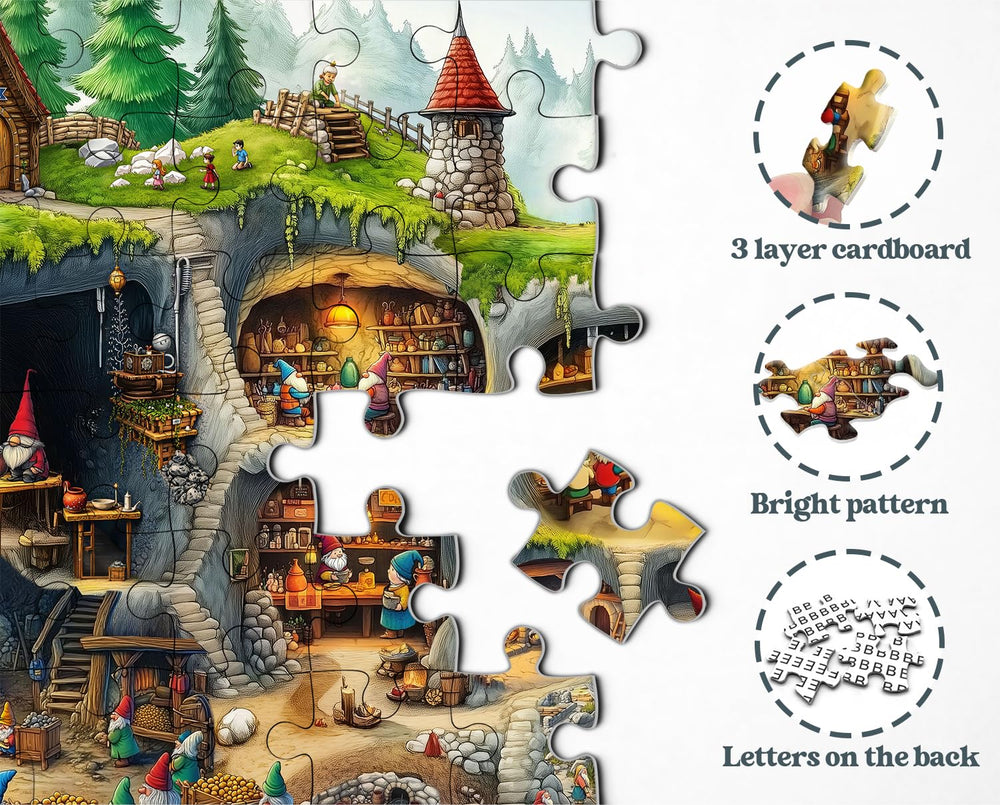 PPuzzling Detailed workshop activities add narrative depth to the 1000-piece challenge