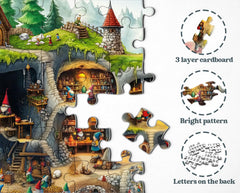 PPuzzling Detailed workshop activities add narrative depth to the 1000-piece challenge