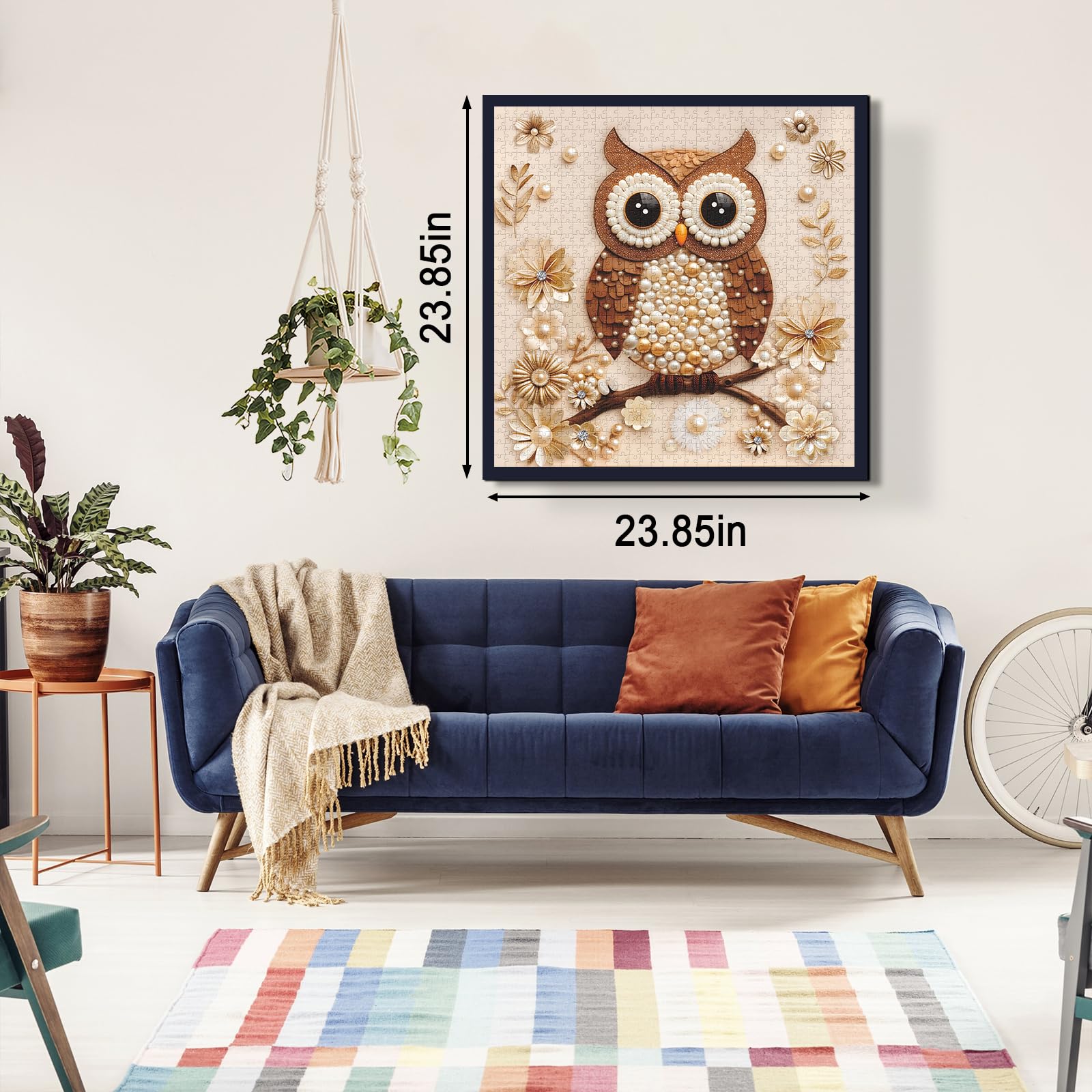 PPuzzling Diamond Animal Puzzle diamond like facets lend elegant wall decor potential