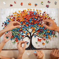 PPuzzling forest flora puzzle with sturdy packaging for safe storage