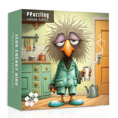 PPuzzling Funny Bird Puzzles 1000 pieces box emphasizes premium packaging for gifting
