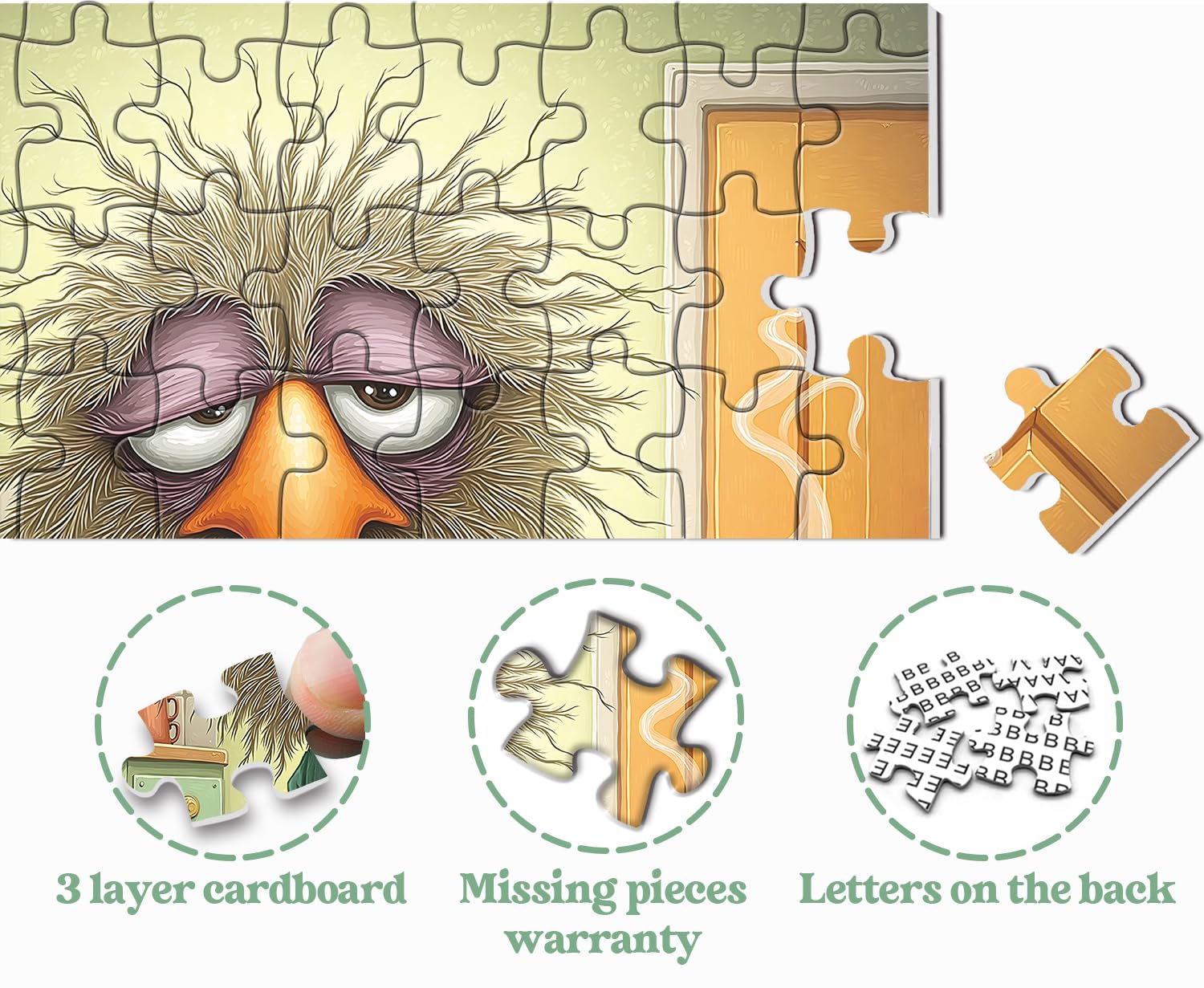 PPuzzling includes a high resolution poster for reference and display on wall