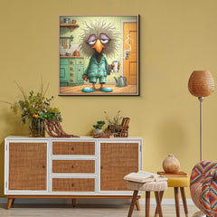 PPuzzling soft tone scene provides a warm vibe for evenings at home while puzzling
