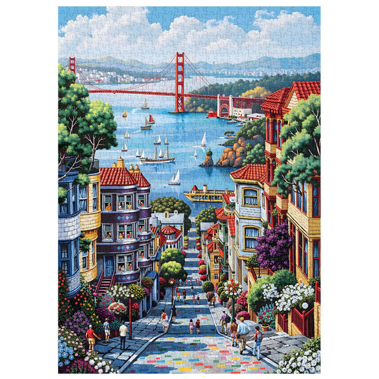 PPuzzling Golden Gate Bridge puzzle highlights iconic landmark for family puzzle time