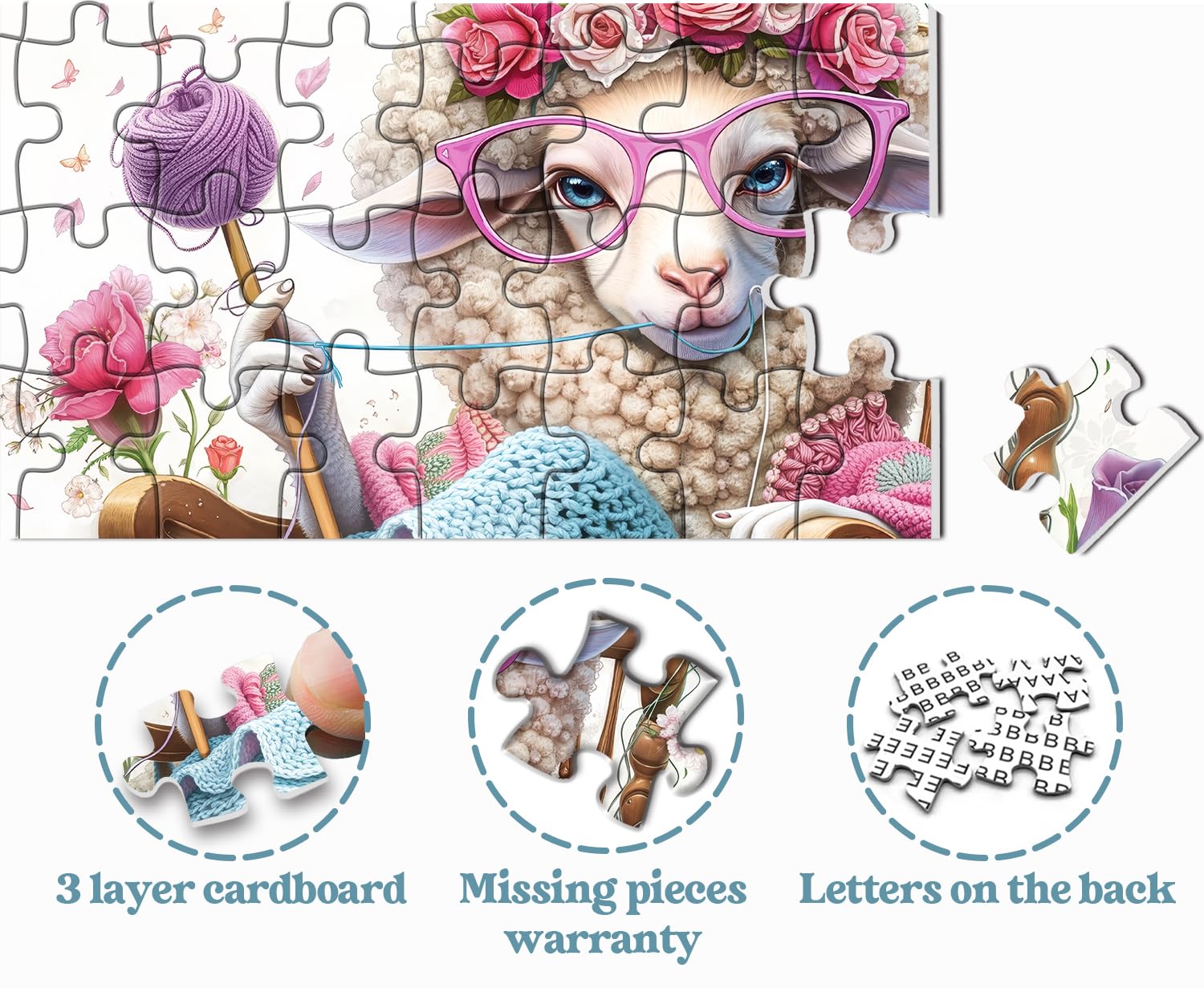 PPuzzling includes high-resolution poster for reference with the puzzle.