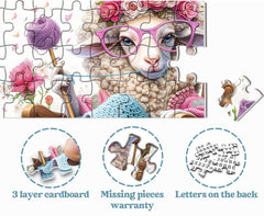 PPuzzling includes high-resolution poster for reference with the puzzle.