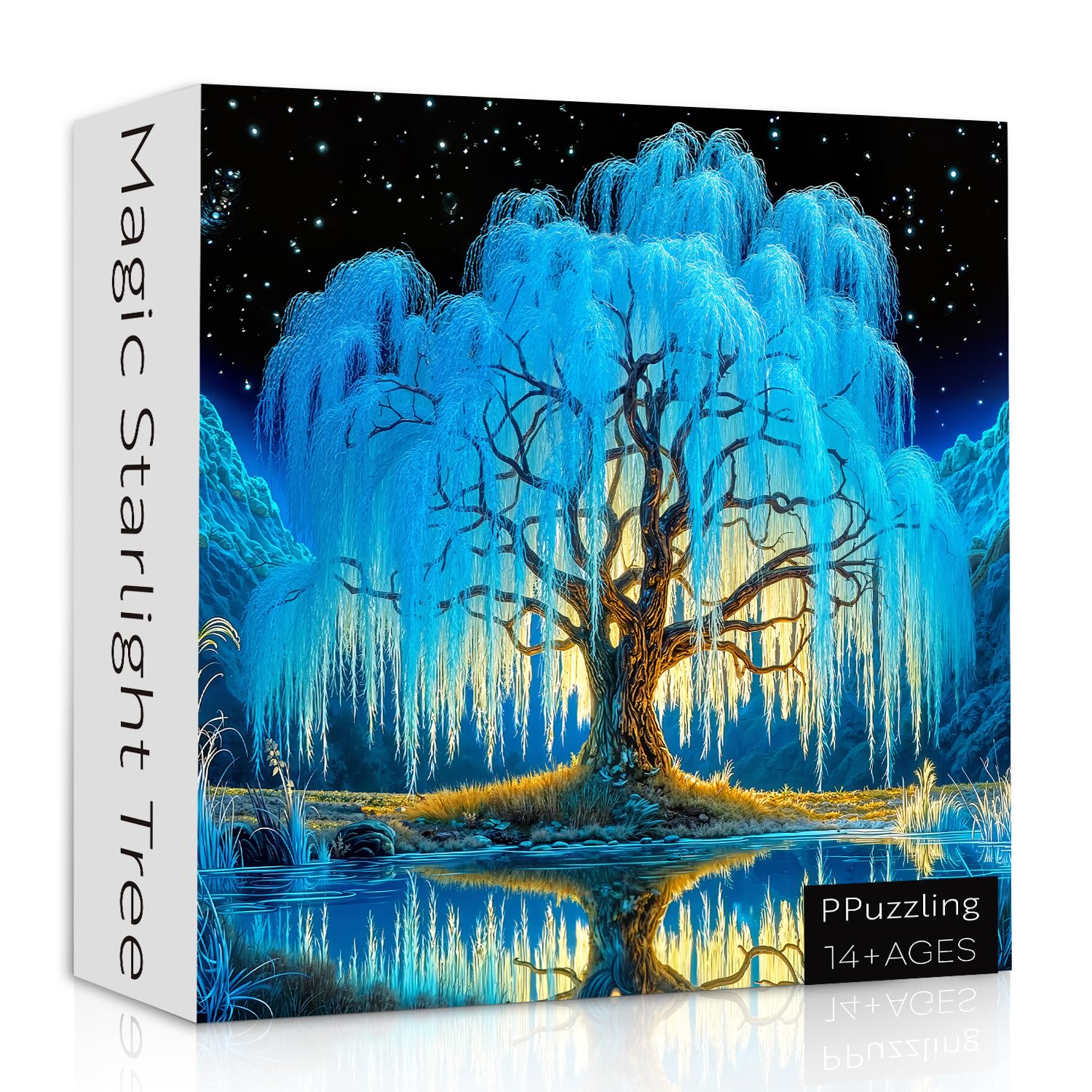 PPuzzling Magic Starlight Tree of Life puzzle box featuring vibrant cover art for an engaging challenge.