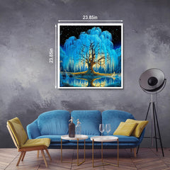 PPuzzling Magic Starlight Tree of Life puzzle thick cardboard backing supports easy handling.