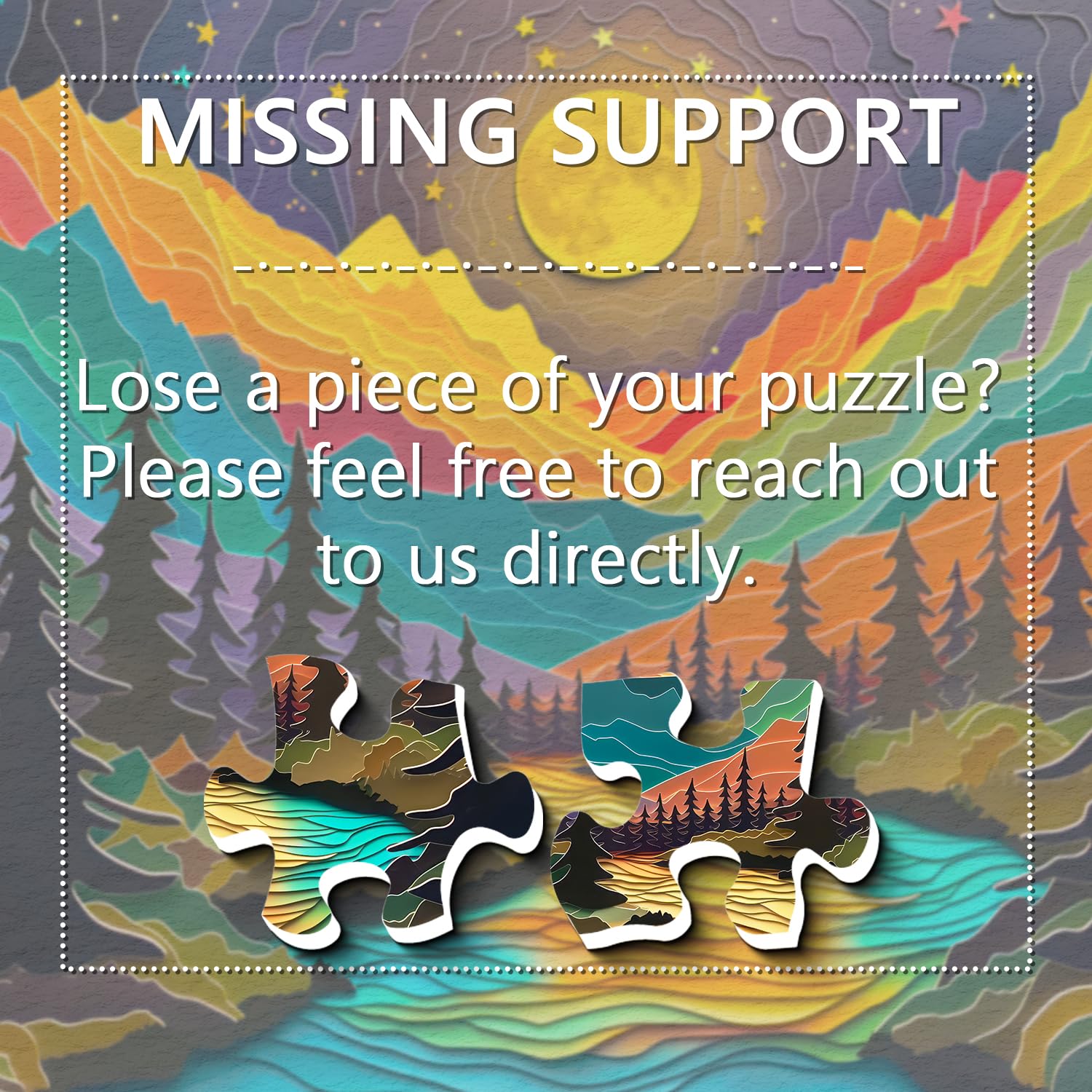 PPuzzling Starry Night finished puzzle displayed as wall art