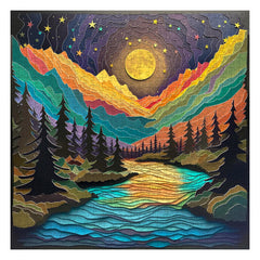 PPuzzling Magic Starry Night puzzle box front with premium packaging