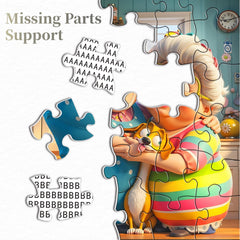 PPuzzling missing-parts-support, reliable help if pieces go missing.