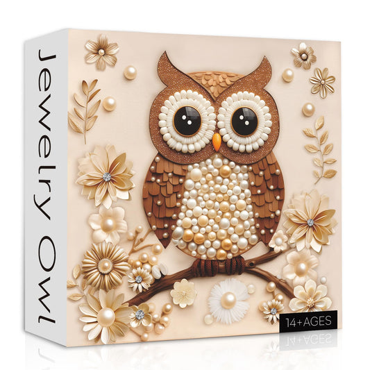 PPuzzling Owl Puzzle 1000 pieces with crisp design for focused assembly