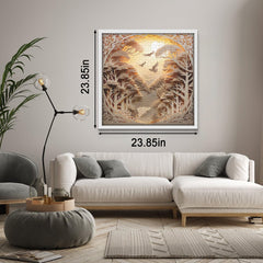 PPuzzling Papercraft Style Art puzzle finish adds depth