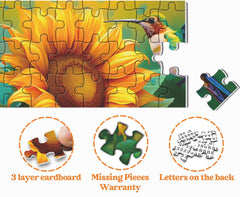 PPuzzling Premium Quality Puzzle Cardboard ensures durable pieces for repeated use