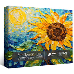 PPuzzling 1000-piece puzzle on three-layer cardboard for durability