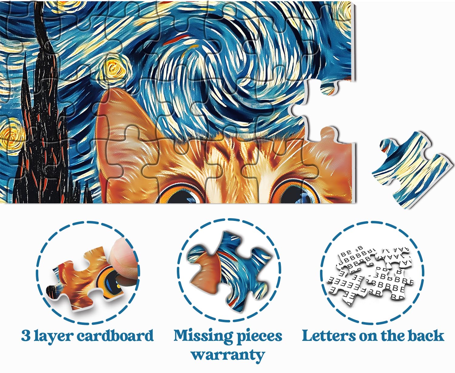 PPuzzling puzzle box and poster bundle adds value and easy display