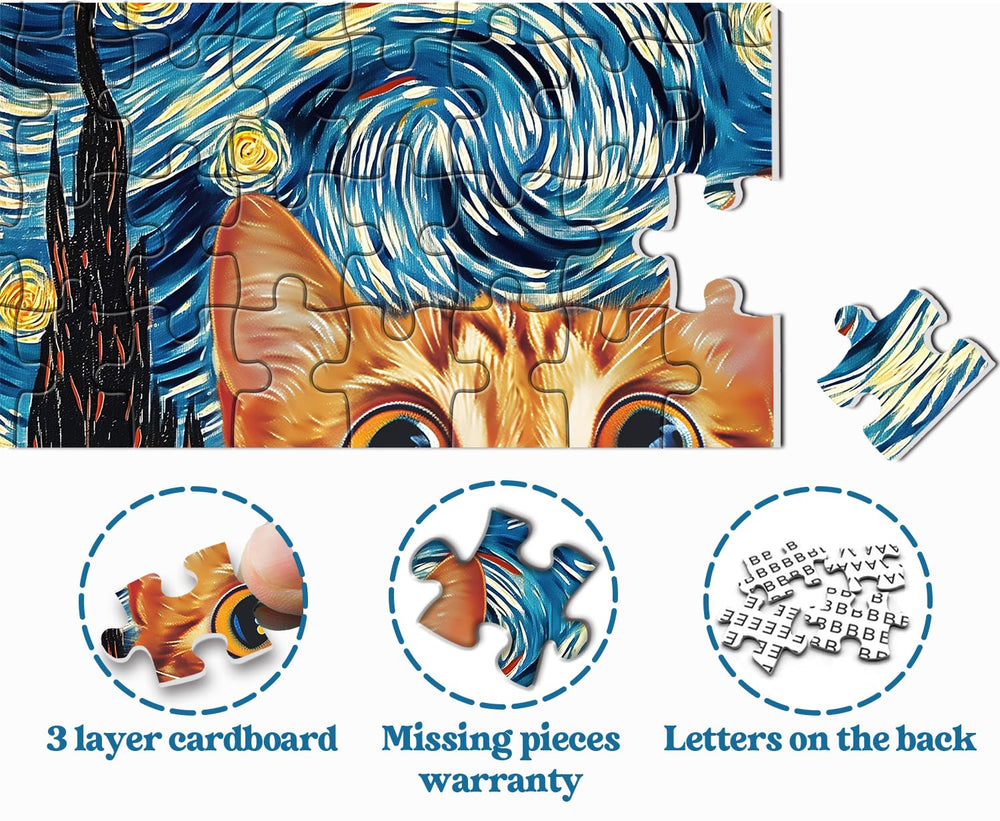 PPuzzling puzzle box and poster bundle adds value and easy display