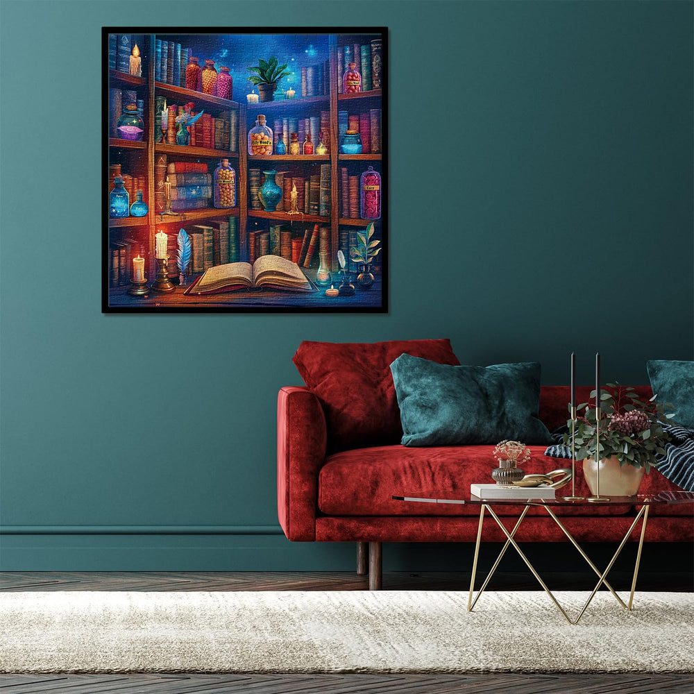 PPuzzling Spell-book quill theme adds literary ambiance to your home.