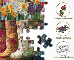 PPuzzling thick cardboard puzzle materials for sturdy handling