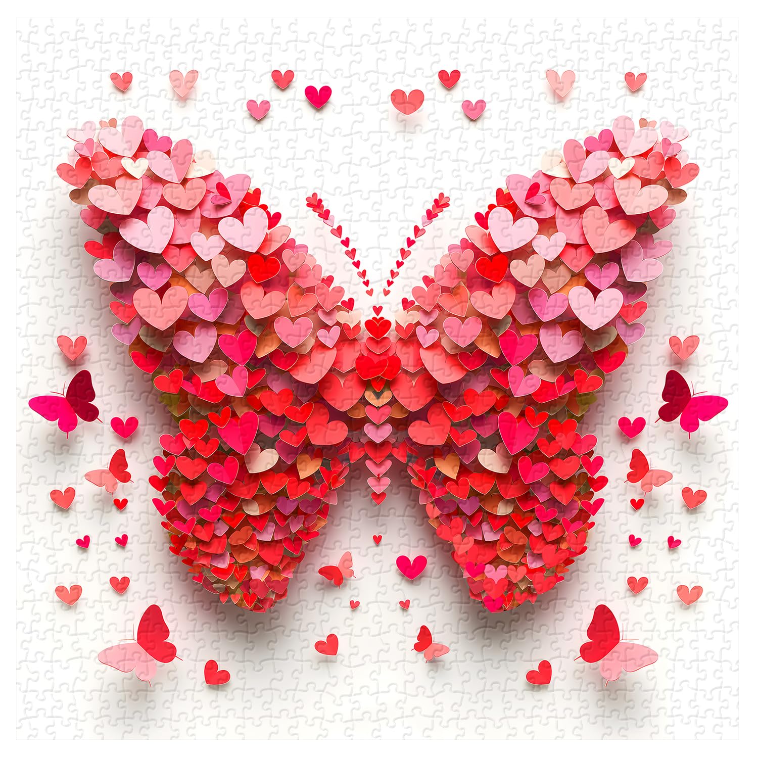 PPuzzling Valentine Butterfly Puzzle packaging box highlighting premium presentation