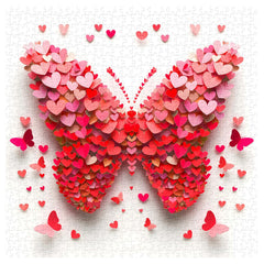 PPuzzling Valentine Butterfly Puzzle packaging box highlighting premium presentation