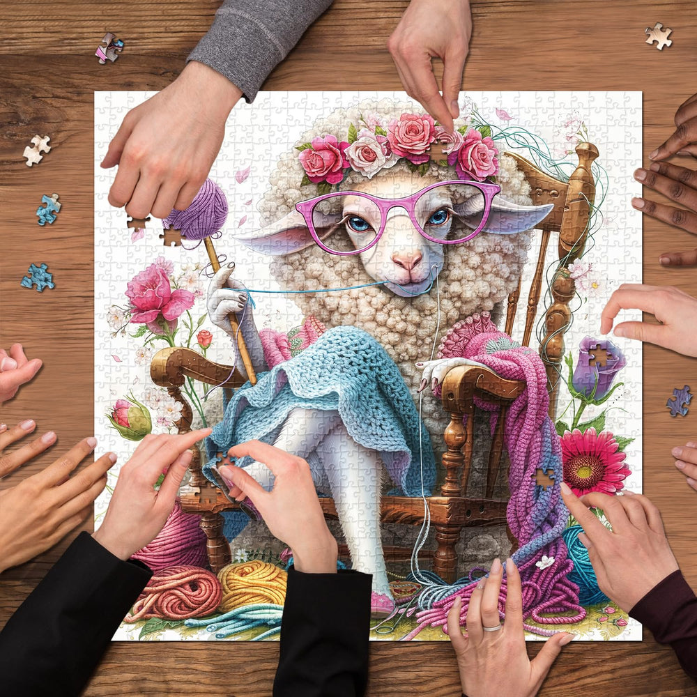 PPuzzling wall-art decor idea for living room or desk.