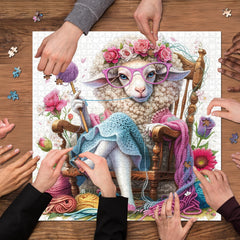 PPuzzling wall-art decor idea for living room or desk.