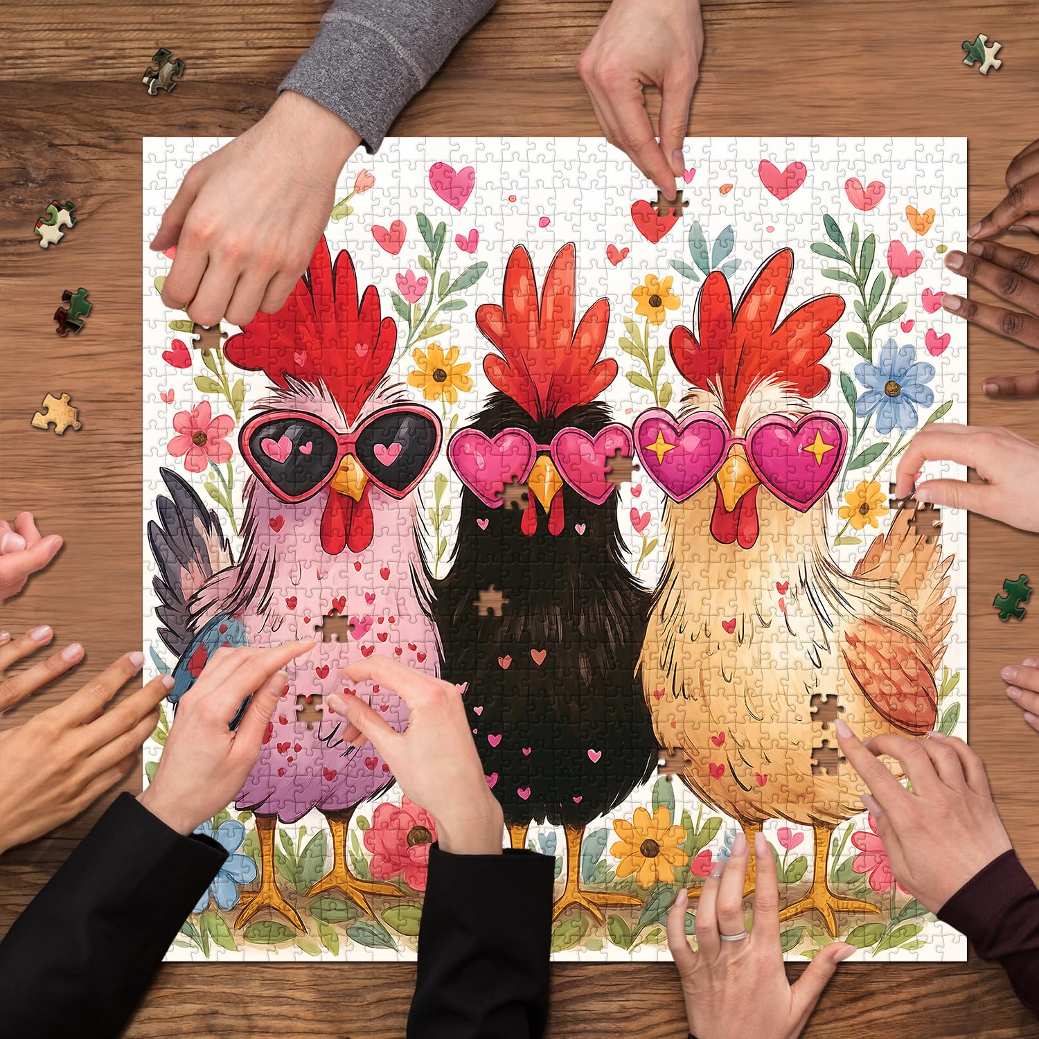 PPuzzling wall art ready puzzle can decorate rooms after completion