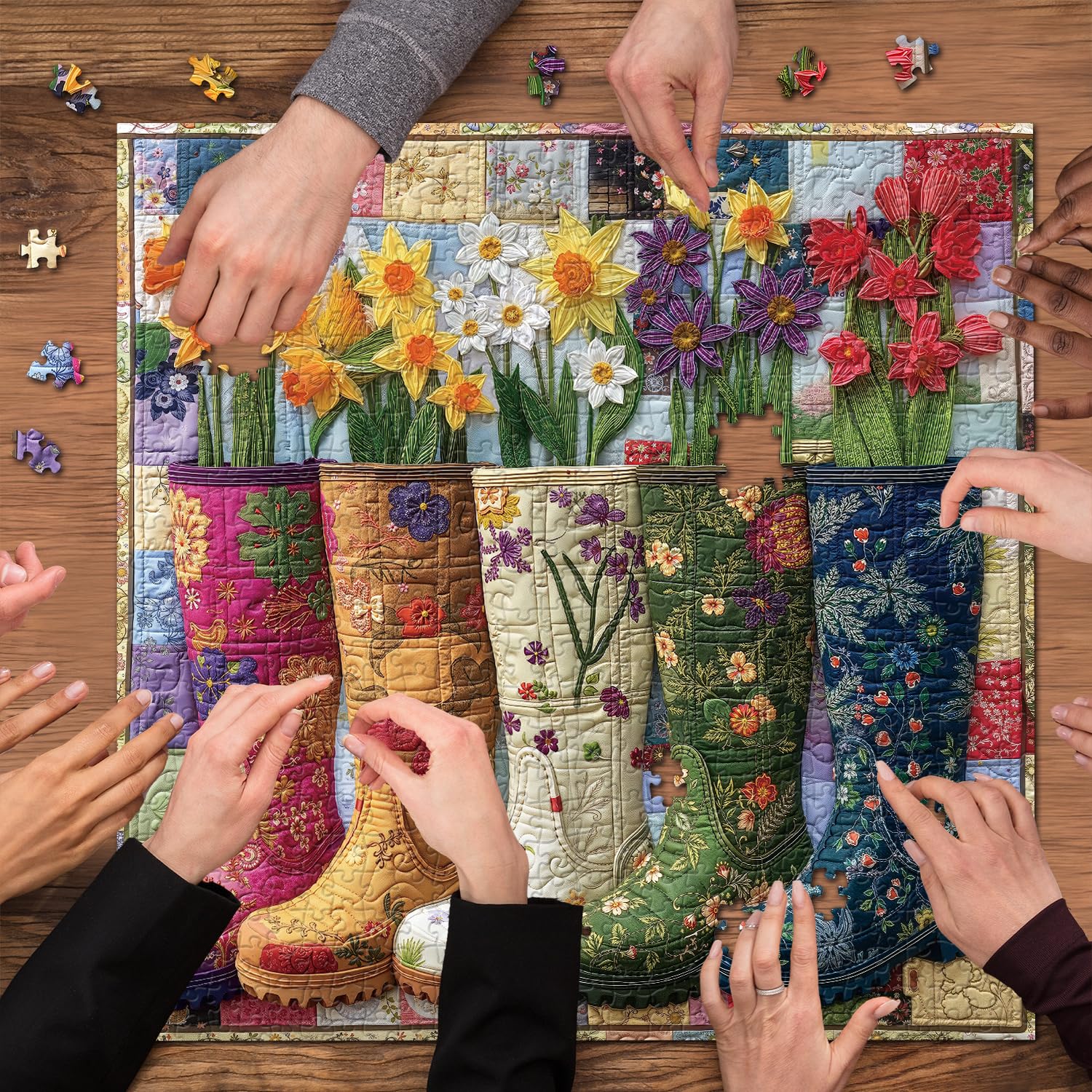 PPuzzling wall-art ready puzzle for quick framing