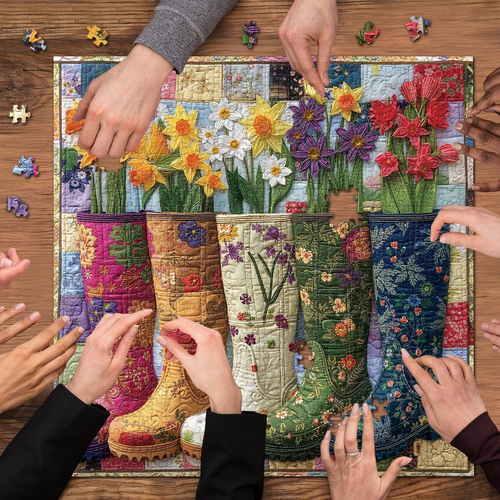 PPuzzling wall-art ready puzzle for quick framing