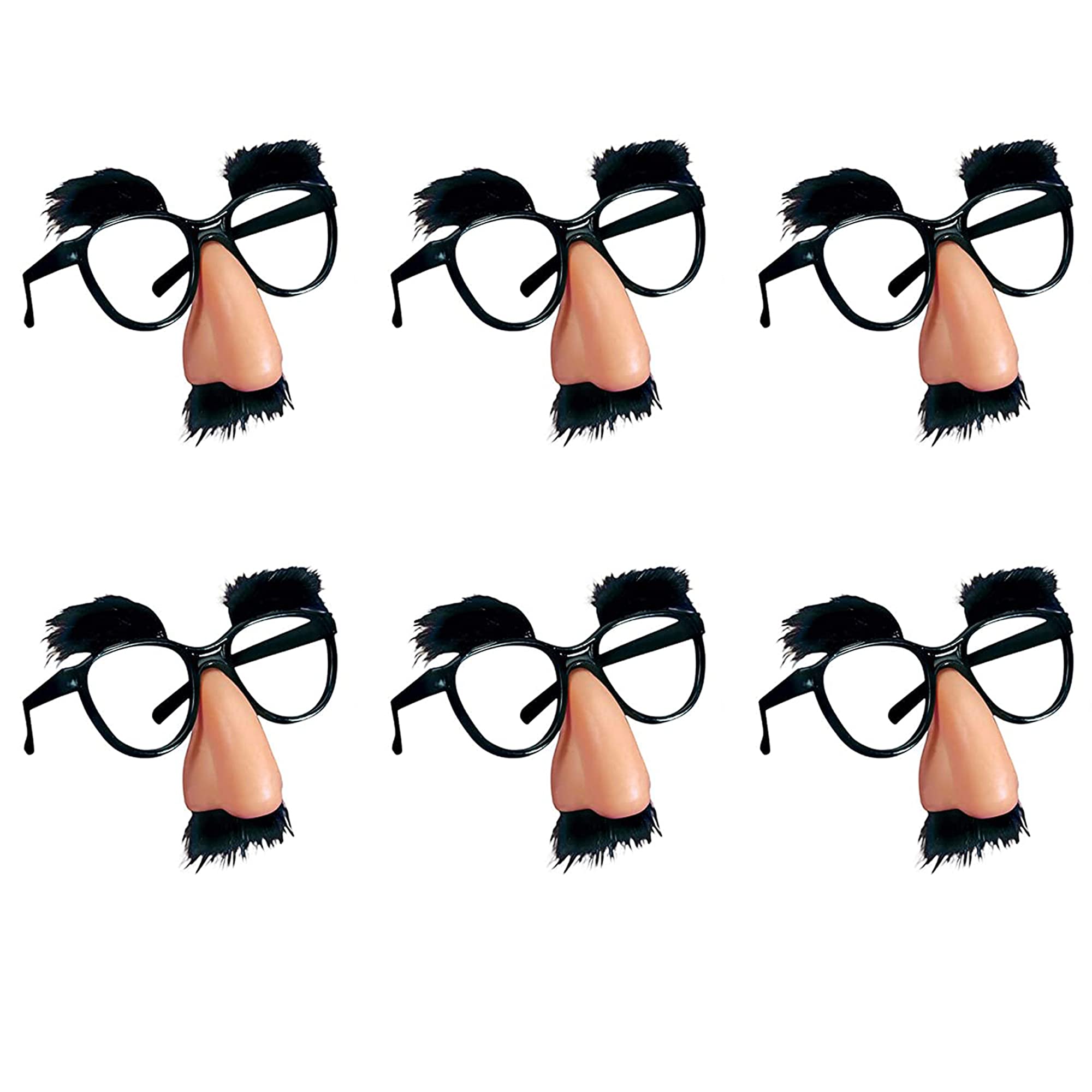 PPXMEEUDC disguise glasses with nose and mustache for playful selfies at parties.
